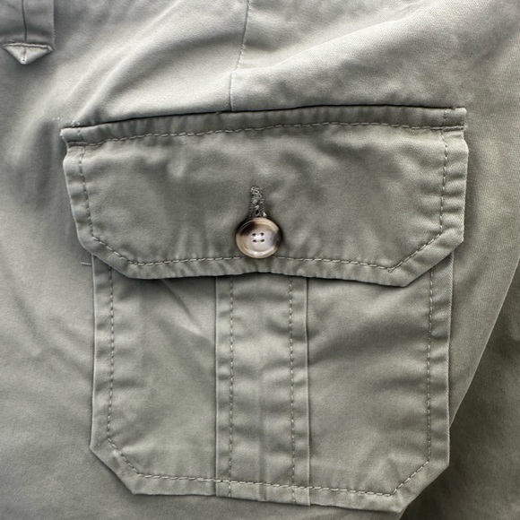 Tommy Hilfiger Capri Pants Womens Size 20 Olive Austin Fit Khaki 24.5” Inseam - Picture 13 of 15